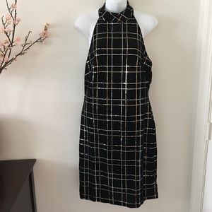 Alexia Admor Sequin Velvet Dress Size Large